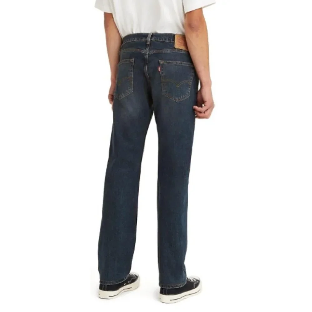 Levi's Mens 505 Regular Jeans Straight Leg Denin Medium Wash Size 38x32 NWT